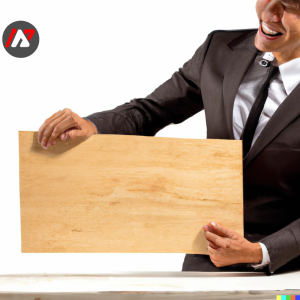 korean businessman with plywood imported from "Mega Plywood Indonesia"